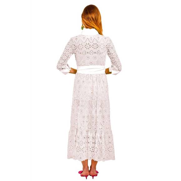 NEW GRETCHEN SCOTT little bo peep maxi dress in white - Picture 3 of 3